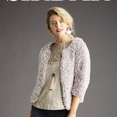 Woman's Cropped Cardigan in Sirdar Alpine - 8277 - Downloadable PDF