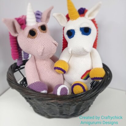 Crochet Amigurumi Toy Unicorn Hope