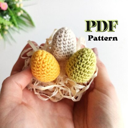 Easter eggs crochet pattern