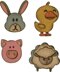 Sizzix Sidekick Side-Order Set By Tim Holtz - Critters