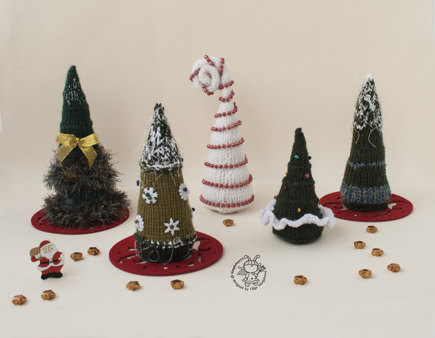 5 Pine Christmas Trees #2