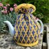 Medieval Cross 4 Cup Teapot Cosy Knitting Pattern