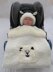 Little Lamb Baby Car Seat Blanket & Hat