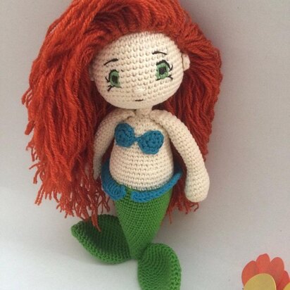 Ariel Mermaid amigurumi