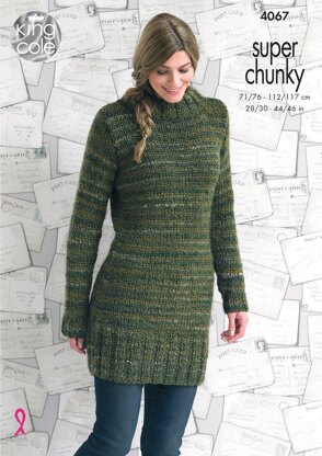 Sweaters in King Cole Super Chunky - 4067 - Downloadable PDF