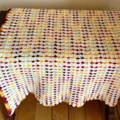 Crochet Fireside Throw Blanket