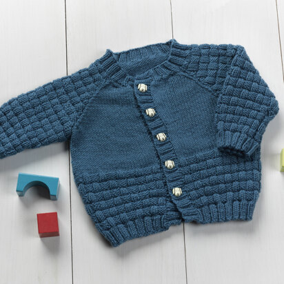 1089 Grayling - Cardigan Knitting Pattern for Kids in Valley Yarns Valley Superwash Sport