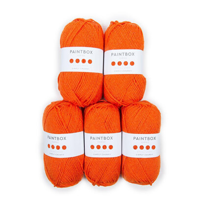 Orange Chunky Yarn