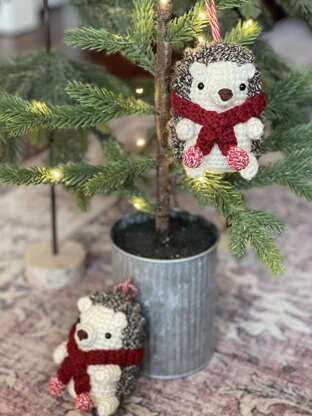 Hedgehog Christmas Ornament
