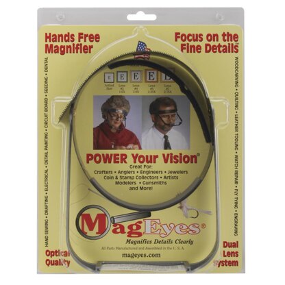 MagEyes Lens #2 & #4 Magnifier Kit - Black