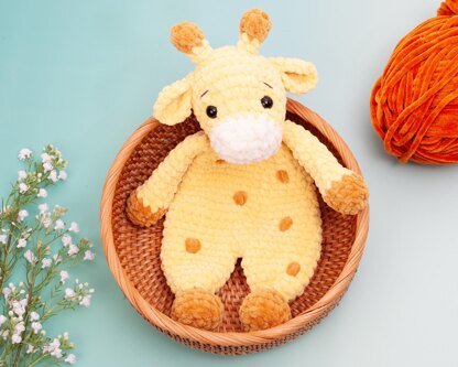 Giraffe lovey crochet pattern