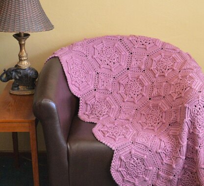 Bordeaux Matelassé Afghan