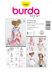 Burda Doll Clothes Sewing Pattern B8308 - Paper Pattern, Size one size