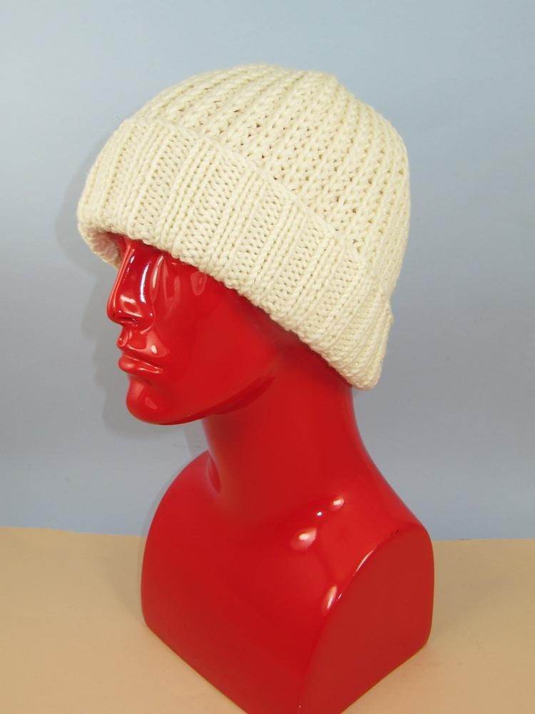 Bulky 2x2 Rib Cuff Fishermans Rib Beanie Hat Knitting pattern by