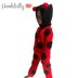 Ladybug kids onesie pyjamas