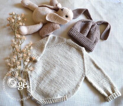 KNITTING PATTERN-Darley's top down romper and hat - P279