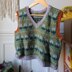 TULIPE Vest: A Colorful Sleeveless Sweater