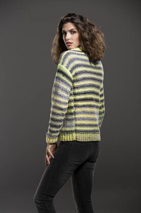 Shaded Stripes Jumper in Universal Yarn Major - Downloadable PDF