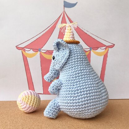 Toco the Circus Elephant Boy amigurumi