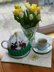 Spring Bunny Rabbit Tea Cosy in Paintbox Yarns Cotton DK
