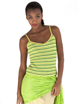 Lemon-Lime Tank in Tahki Yarns Cotton Classic Lite