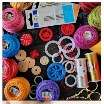 Thread Wrapped Buttons - Dorset and Death's Head Buttons - V- Winter 2026