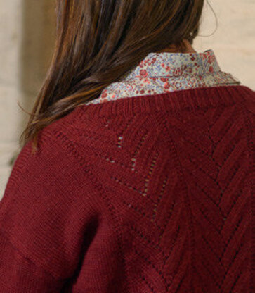 Textured Sweater in The Fibre Co. Cumbria Fingering - Downloadable PDF