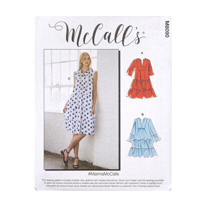 McCall's Misses' Dresses M8090 - Sewing Pattern