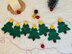 Christmas tree crochet, Christmas tree garland