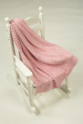 Baby Blanket in Plymouth Yarn Daisy - 2335 - Downloadable PDF