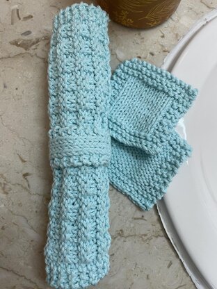 Face cloth & scrubby set