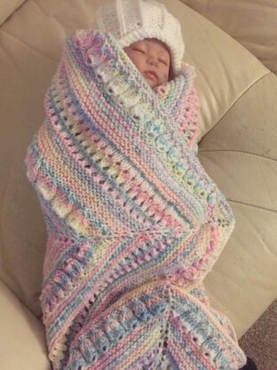 SUMMER RAINBOW baby blanket