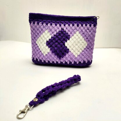 Diamond Ethnic Pouch