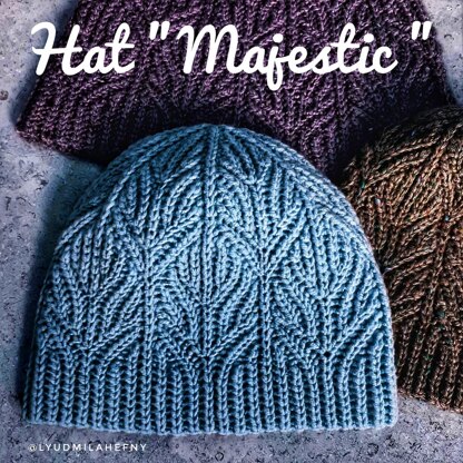 Majestic crochet hat