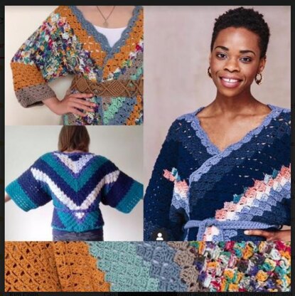 Shawl cardigan crochet clearance pattern