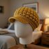 Crochet Beanie Hat Pattern + Video – Popcorn Stitch Bonnet PDF