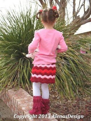 Crochet Striped Skirt - Julia