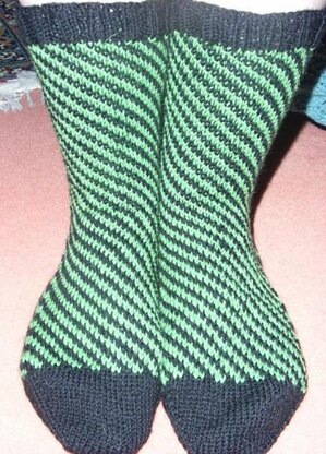 Spiral staircase socks