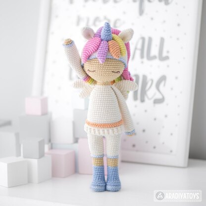 Friendy Emily the Unicorn Doll by AradiyaToys