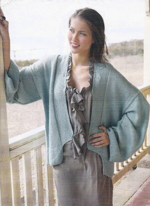 Moss Edge Wide Sleeve Cardigan