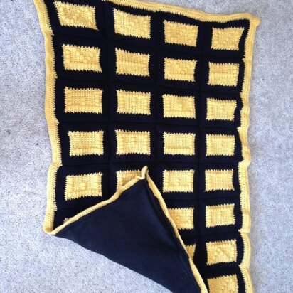 Steelers Inspired Afghan