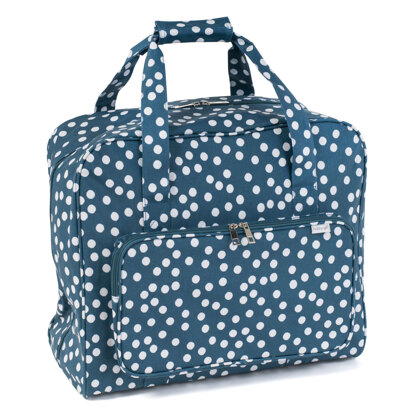 Hobbygift Teal Spot Sewing Machine Bag