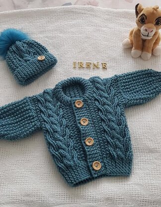 "IRENE" Aran Knitting Pattern