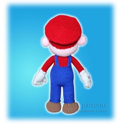 Super Mario Crochet Pattern, Mario Crochet Pattern, Doll Crochet Pattern