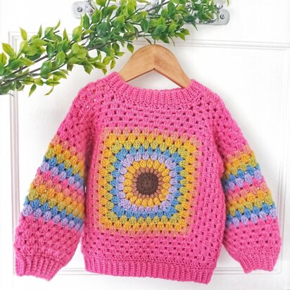 Sunflower Granny Sweater