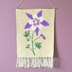 Columbine Flower Tapestry