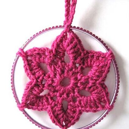 Christmas Crocheted Star Decoration