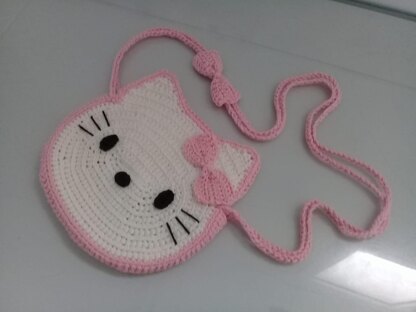 Hello Kitty Crochet Tote Bag | DIY Pattern