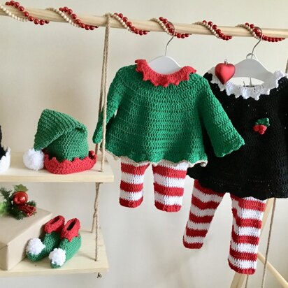 Elf Baby Costume Top & Pants N 329