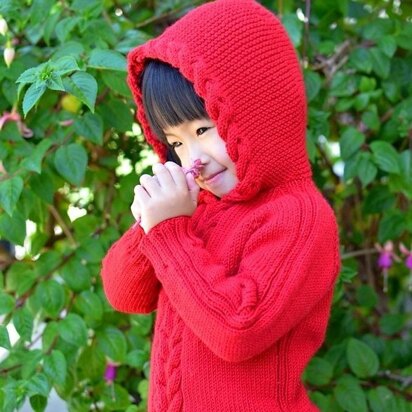 Horseshoe Cable Pullover (Kids / Hoodie / Cable Sweater)